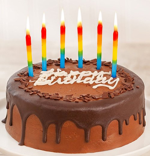 Rainbow Layer Cake to Order Online 